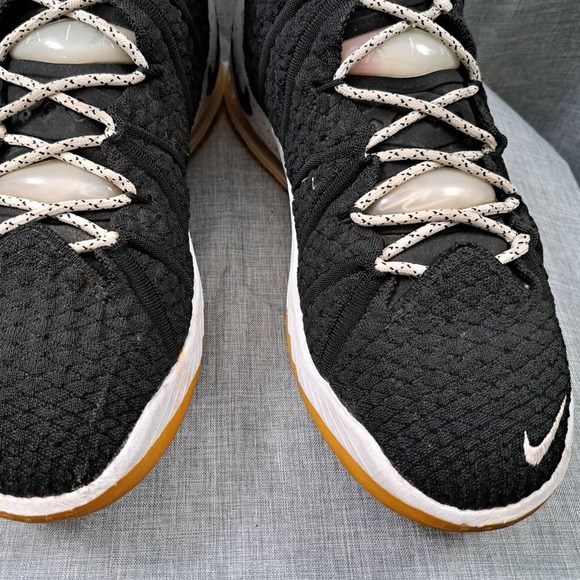 %NIKE LEBRON XVIII 18 BLACK-WHITE-GUM MED SIZE 11.5 [CQ9283-007]  A 32 main image 14